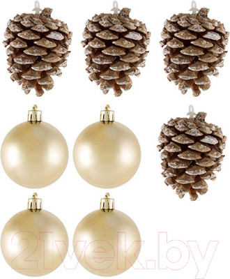 Набор елочных игрушек Волшебная страна Шары и шишки SYQB-0119231 / 005764