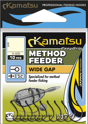 Набор крючков рыболовных KAMATSU Method Feeder Wide Gap K-400 12 / 513800312 (10шт)