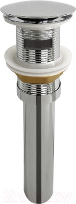 Донный клапан Ceramica Nova CN2000CHx (хром, с переливом)