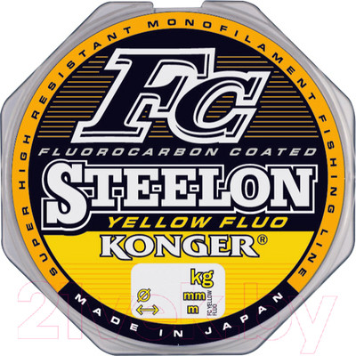 Леска монофильная Konger Steelon Fc Yelow 0.30мм 150м / 246150030