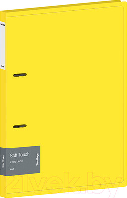Папка для бумаг Berlingo Soft Touch / RB4_2D984 (желтый)