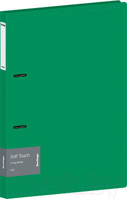 Папка для бумаг Berlingo Soft Touch / RB4_2D983 (зеленый)