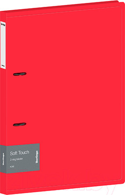 Папка для бумаг Berlingo Soft Touch / RB4_2D982 (красный)