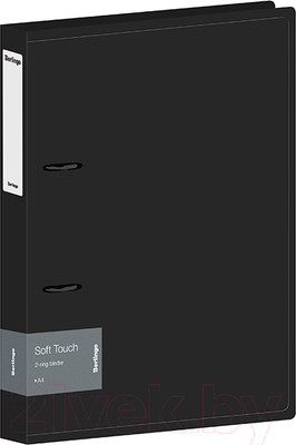 Папка для бумаг Berlingo Soft Touch / RB4_24980 (черный)