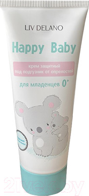 Крем под подгузник Liv Delano Защитный от опрелостей для младенцев 0+ (75г)