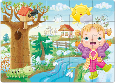 Пазл Baby Toys First Puzzle Времена года. Весна / 04159 (20эл)