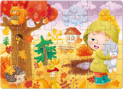 Пазл Baby Toys First Puzzle Времена года. Осень / 04161 (42эл)