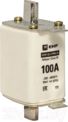 Предохранитель плавкий EKF PROxima fus-33/160/100