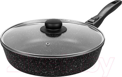 Сковорода Elan Gallery Гармония вкуса / 120136 (черный мрамор)