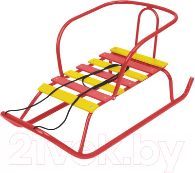 Санки детские Ника Ветерок 1 / В1 (алый)