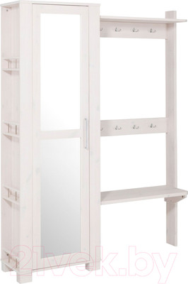 Секция в прихожую Dipriz Marlis Д.71010.1 (белый воск)