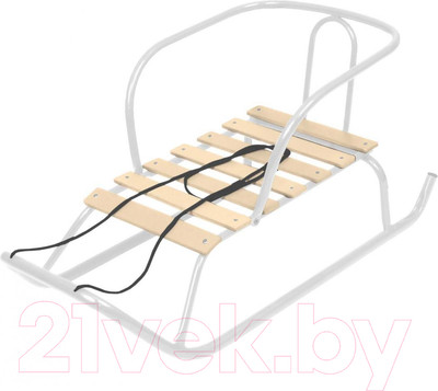 Санки детские Ника Ветерок 1 / В1 (белый)