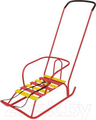 Санки детские Ника Ветерок 2 / В2 (алый)