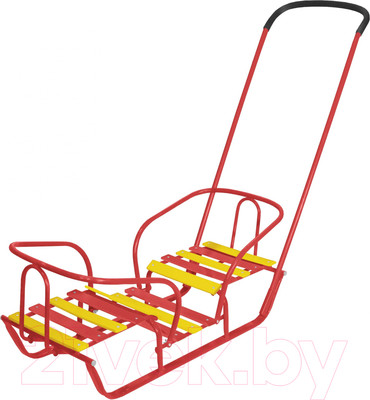 Санки детские Ника Двойняшки / СД (алый)