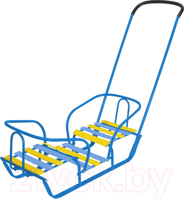 Санки детские Ника Двойняшки / СД (голубой)