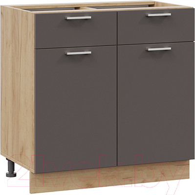 Шкаф-стол кухонный ТриЯ Габриэлла 1Н8Я1 (дуб крафт золотой/муссон)