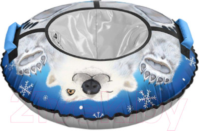 Тюбинг-ватрушка Ника ТБ3К-70 (с белым медведем)