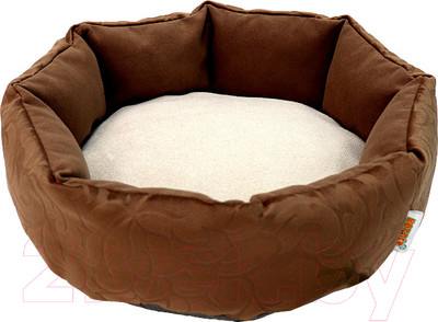 Лежанка для животных Кот и Пёс Нюша №1 (коричневый)