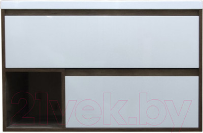 Тумба с умывальником Эстет Monaco Wood / ФР-00010677