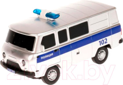 Радиоуправляемая игрушка Технопарк УАЗ 452 Полиция / 452-18RCL-POL-GY