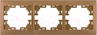 Рамка для выключателей и розеток Lezard Mira 701-1300-148