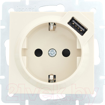 Розетка Lezard Vesna 742-0388-181