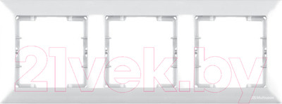 Рамка для выключателей и розеток Mutlusan Daria 2120-800-1301 (белый)