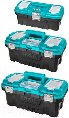 Набор ящиков для инструментов TOTAL TPBXK0032 (3шт)