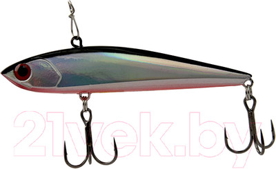 Воблер Ecopro Виб Sharkey 75мм 15г / EPVSH75/15S-030 (Holo Silver)