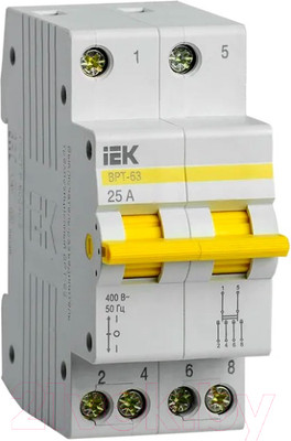 Выключатель-разъединитель IEK ВРТ-63 2Р 25А / MPR10-2-025