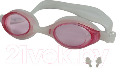 Очки для плавания Elous YG-2200 (розовый/белый)