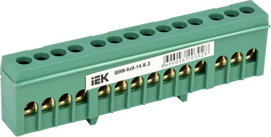 Шина нулевая IEK YNN10-69-14KD-K06