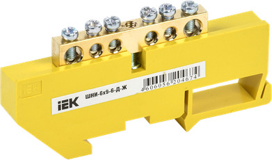 Шина нулевая IEK YNN10-69-6D-K05