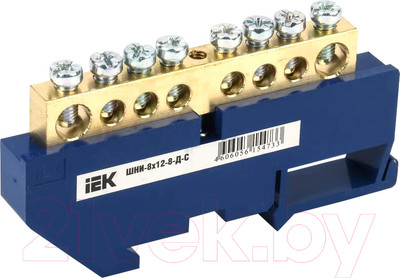 Шина нулевая IEK YNN10-812-8D-K07