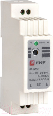 Блок питания на DIN-рейку EKF PROxima DR-15W-24