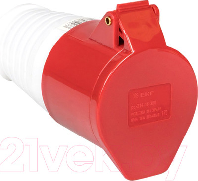 Розетка силовая EKF Ps-214-16-380