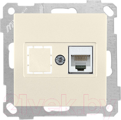 Розетка Mutlusan 2100 136 0102 (слоновая кость)