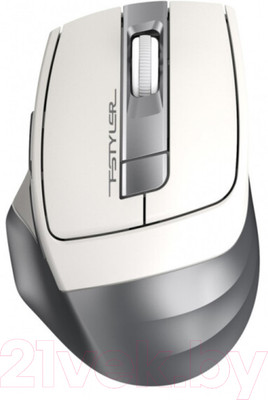 Мышь A4Tech Fstyler FG35 (серебристый/белый)