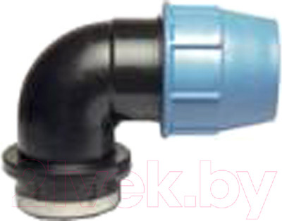 Угольник соединительный Ital ПЭ 90° О-РВ-32x3/4