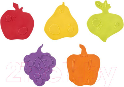 Набор ковриков для купания ROXY-KIDS Fresh Mix / RBM-05-FM (5шт)