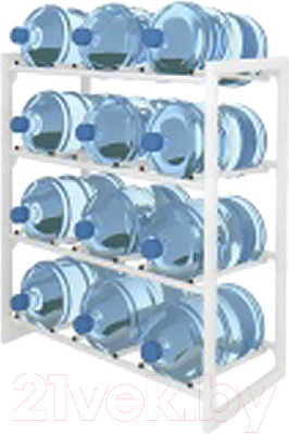 Стеллаж металлический Metos Для бутылей. На 12 бутылей / 2337