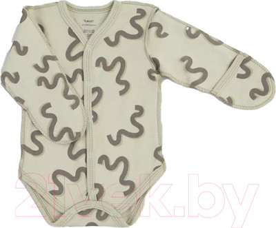 Боди для малышей Rant Hugs And Kisses / HK_PG67-62 (Pattern Green, р.62)