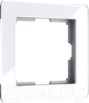Рамка для выключателей и розеток Werkel Acrylic W0012701 (белый)