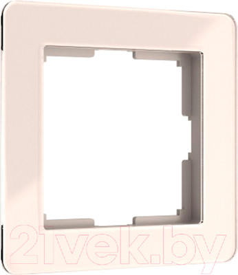 Рамка для выключателей и розеток Werkel Acrylic W0012743 (айвори)