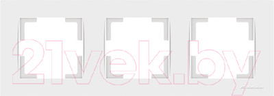 Рамка для выключателей и розеток Mutlusan 2220-800-1301 (белый)