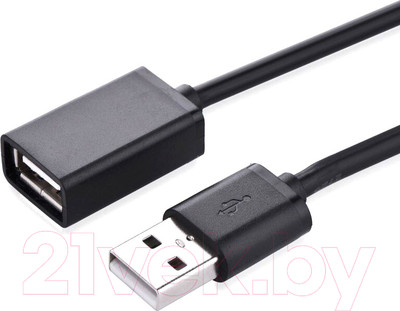 Удлинитель кабеля Ugreen US103 / 10316 (2м, черный)