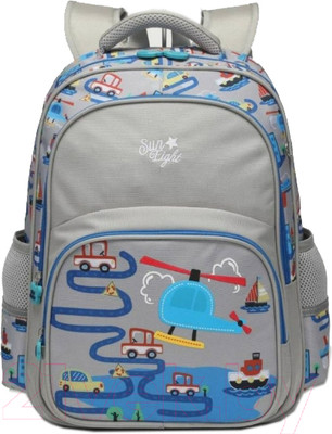 Школьный рюкзак Sun Eight SE-90008 (серый)