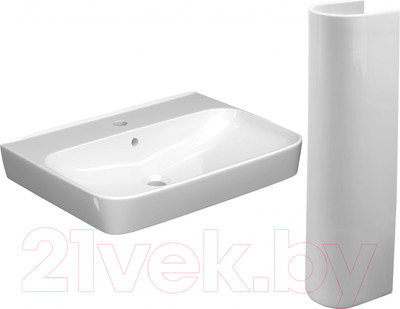 Умывальник Керамин Сканди 60 (с пьедесталом)