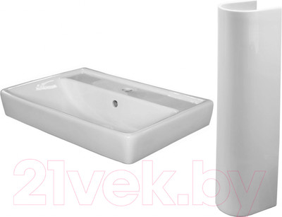 Умывальник Керамин Бергамо 60 (с пьедесталом)