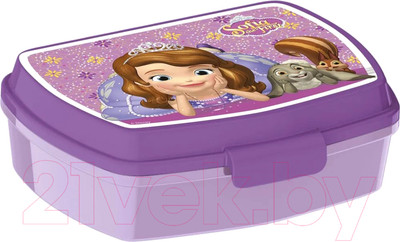 Ланч-бокс Stor Принцесса София / 82374 (фиолетовый)